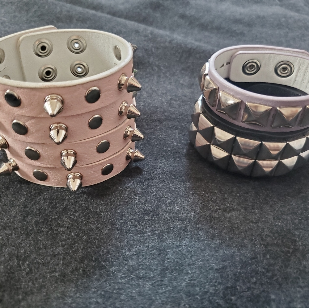 Studded Wristbands (Hot Topic, Like New condition)